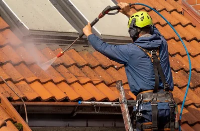 Démoussage et hydrofuge de toiture à Luzenac